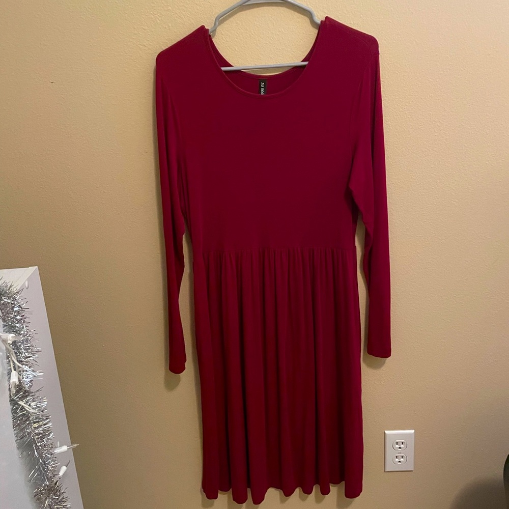 Red dress
